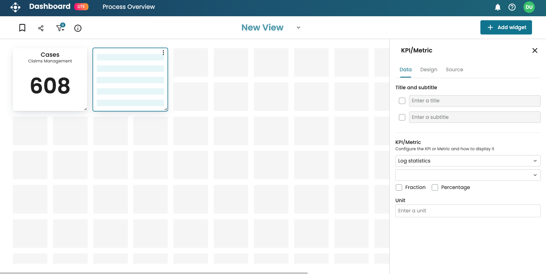 KPI Widget Example