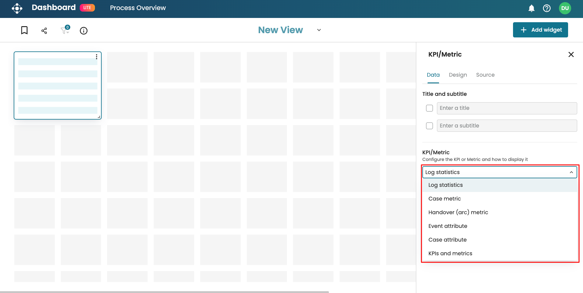 Create Dashboard After State